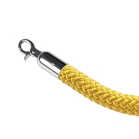 Pletené lano pro zahrazovací sloupek, 1,5 m, žlutá